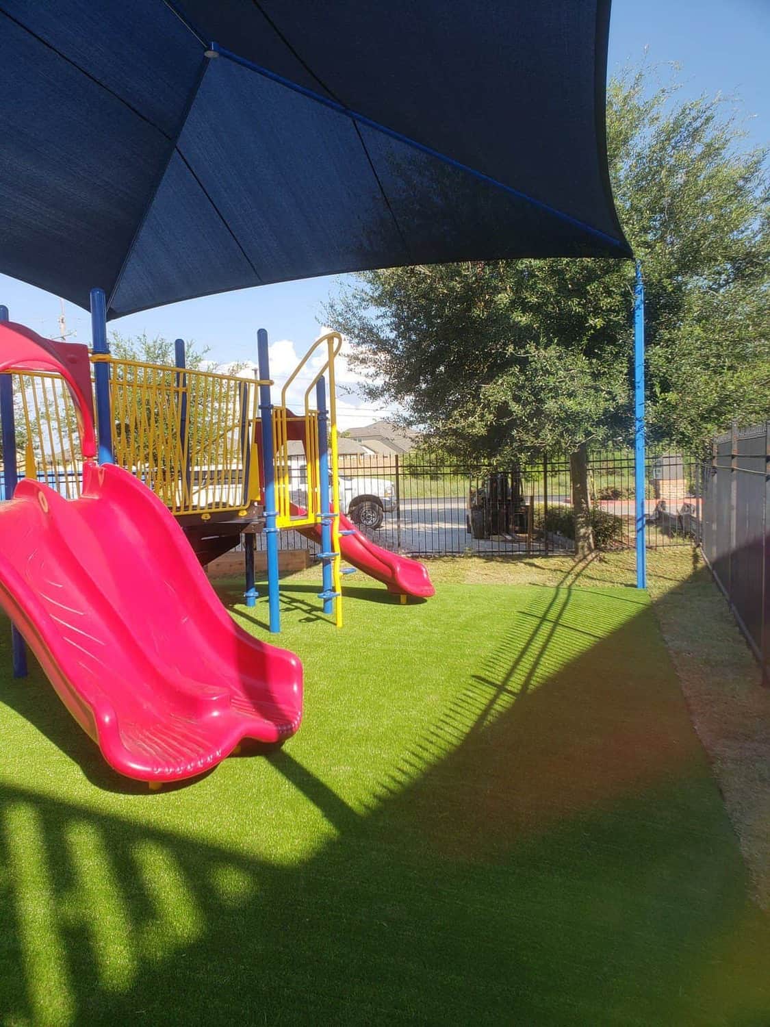 childrens recreational playground area