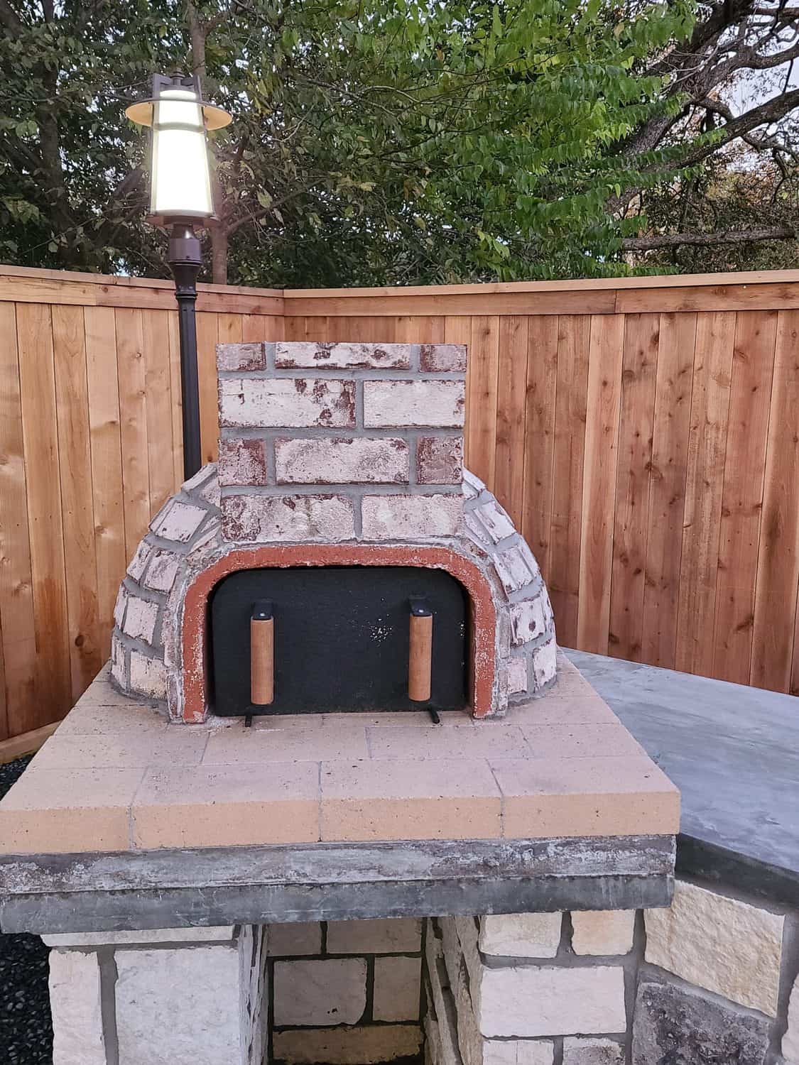 fire place build for backyard