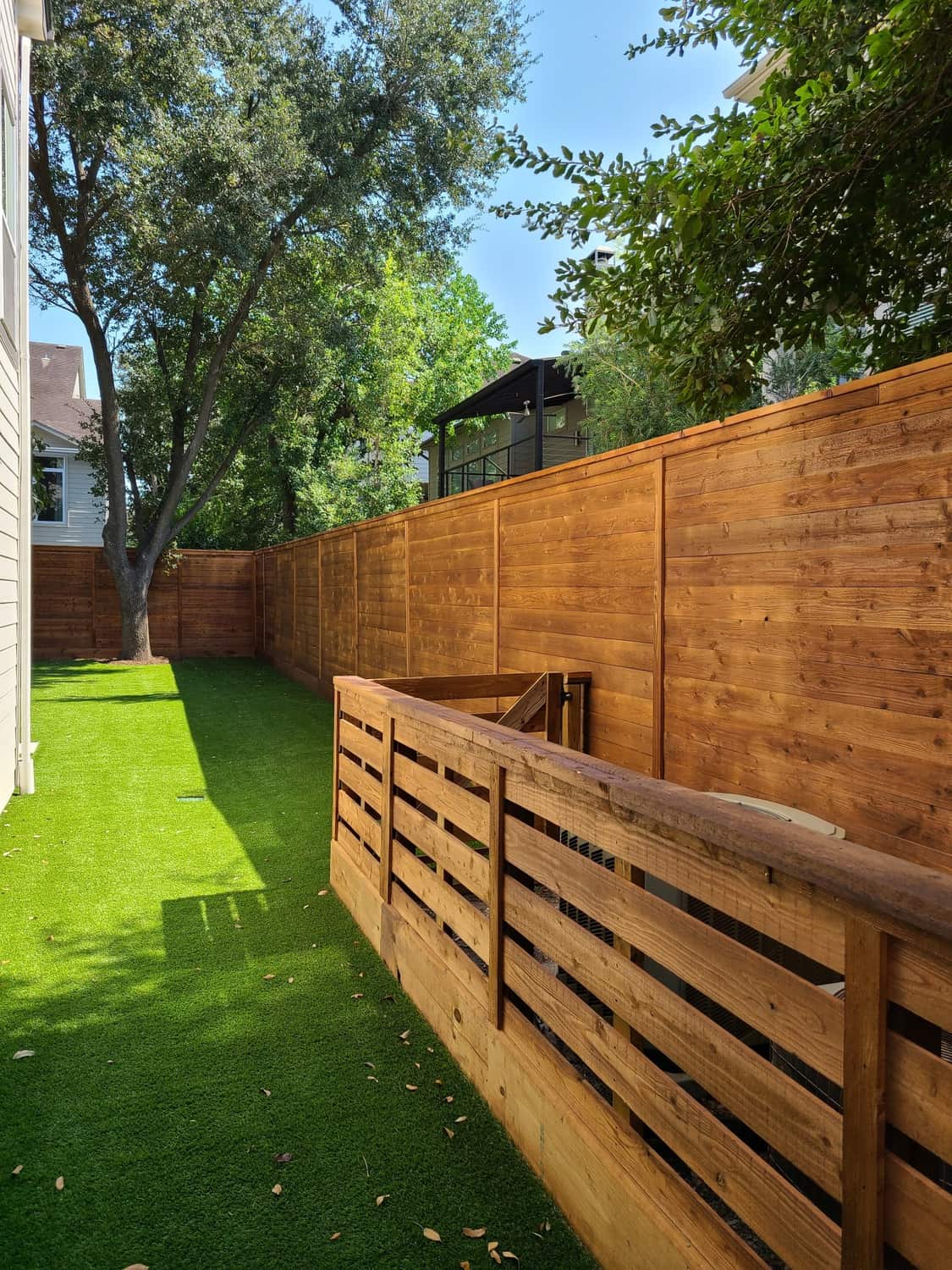 landscaping work done in Houston, Texas residence