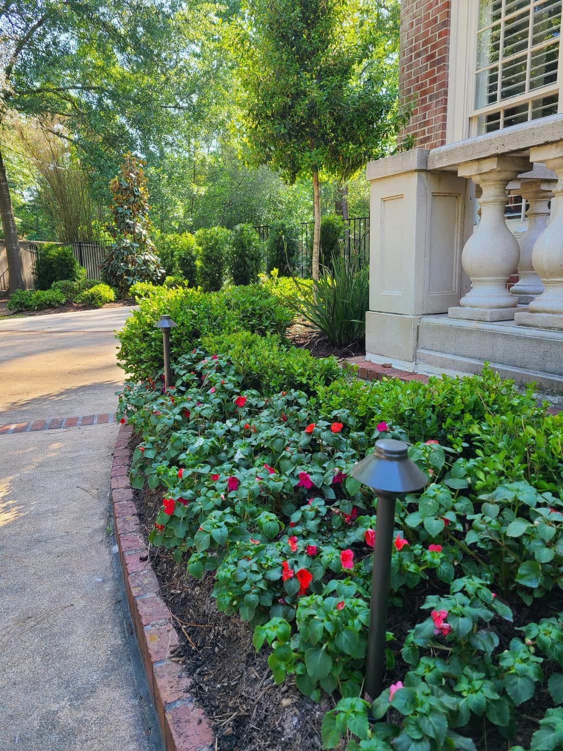 landscaping work done in Houston, Texas residence