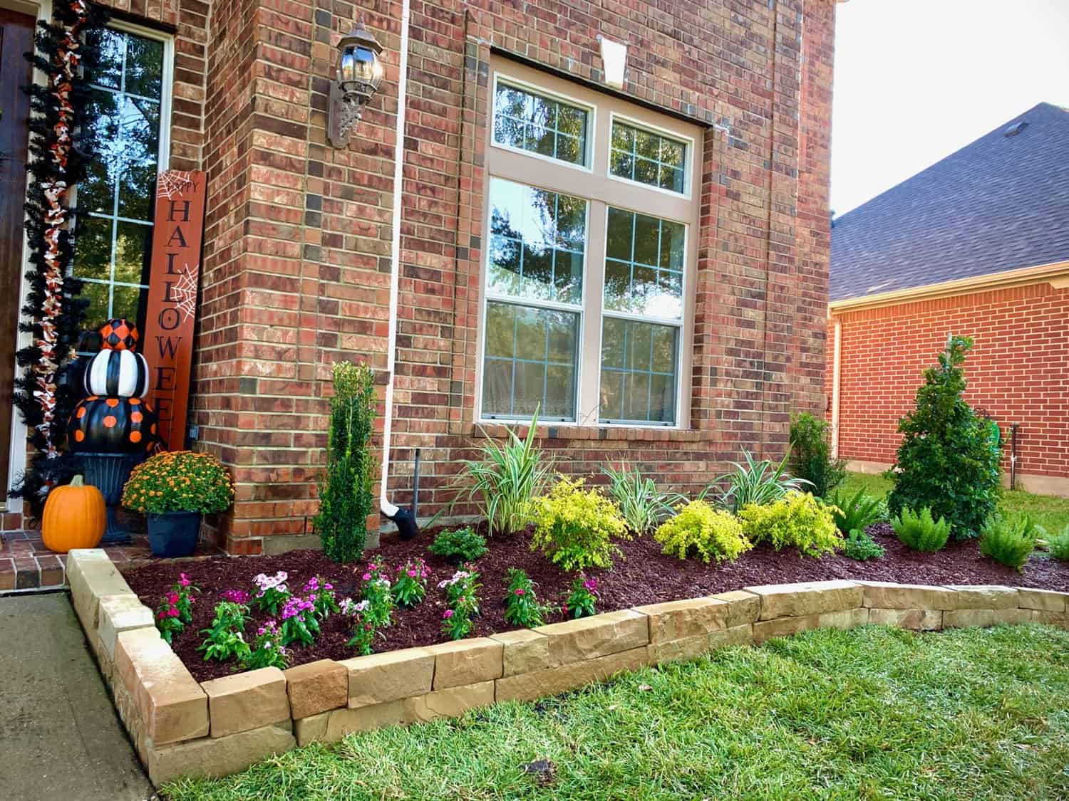 landscaping work done in Houston, Texas residence